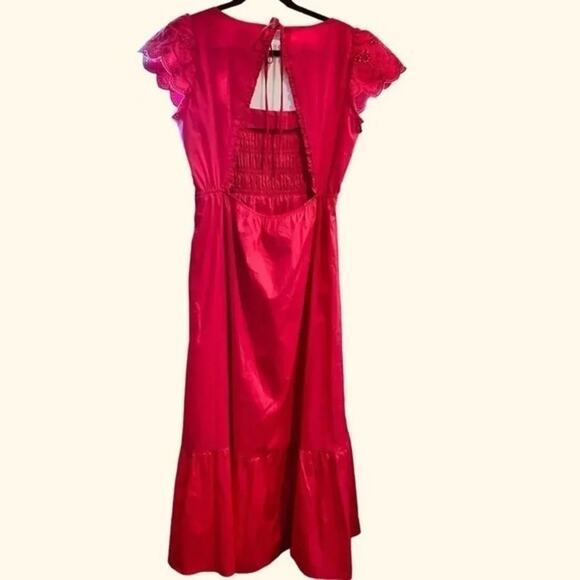 Jason Wu fuchsia Maxi Dress Size L NWT - Picture 5 of 11
